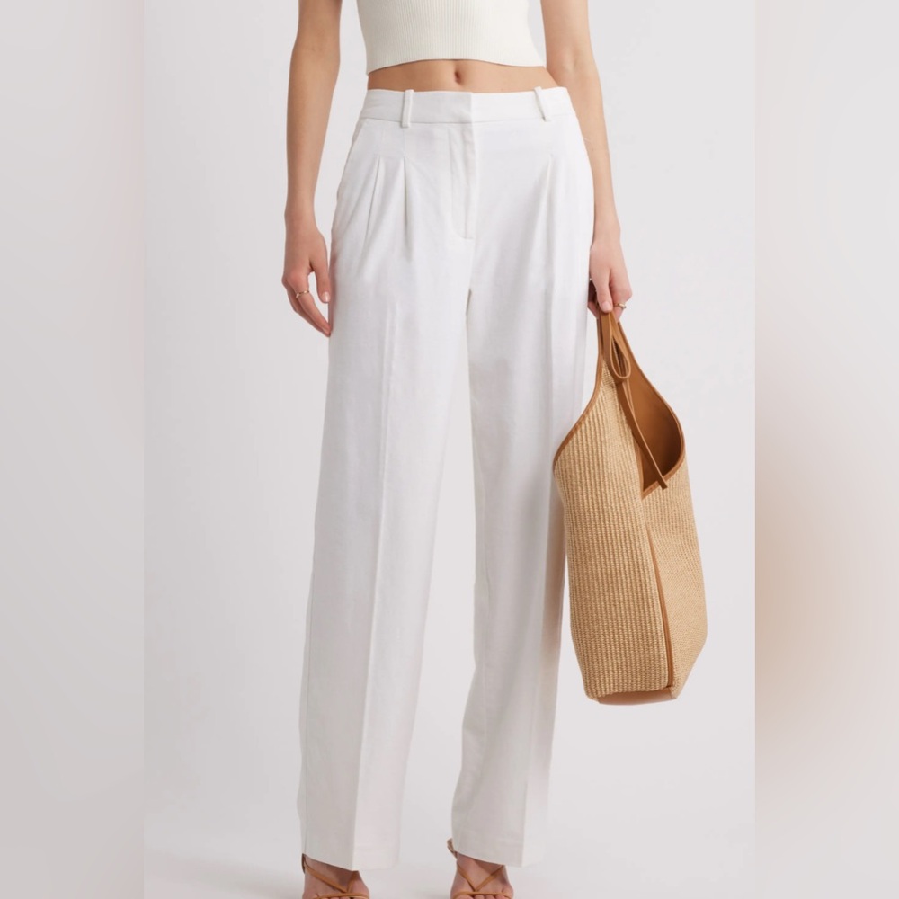 OPEN EDIT LINEN PANTS